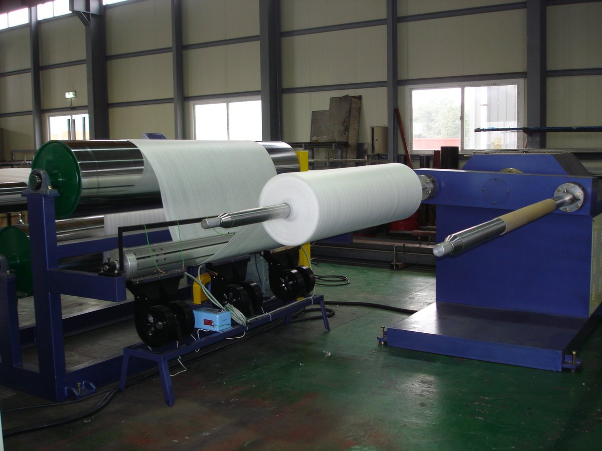 Machinery at the Foamtech plant